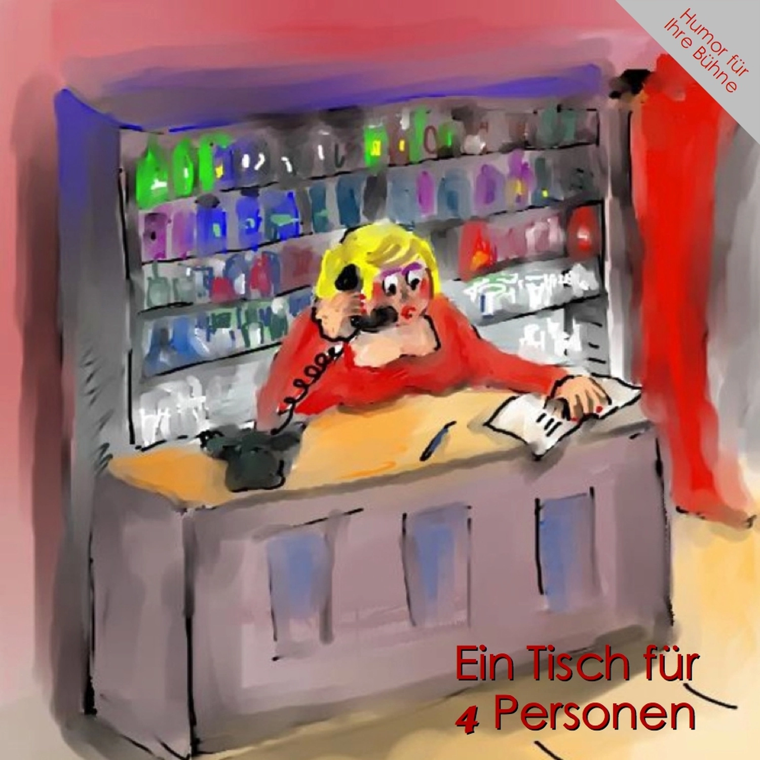 Peter Futterschneider – Geschichten aus Büchern durch Bühnenauftritte zum Leben erwecken – Ein Tisch für 4 Personen