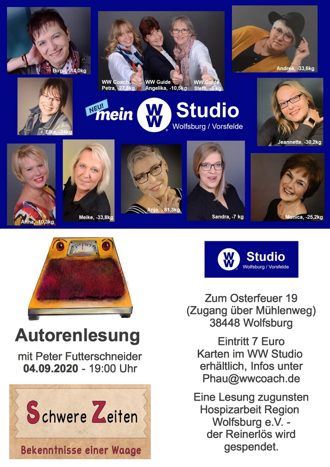 Peter Futter Schneider – Geschichten aus Büchern durch Bühnenaufführungen zum Leben erwecken – Das Plakat