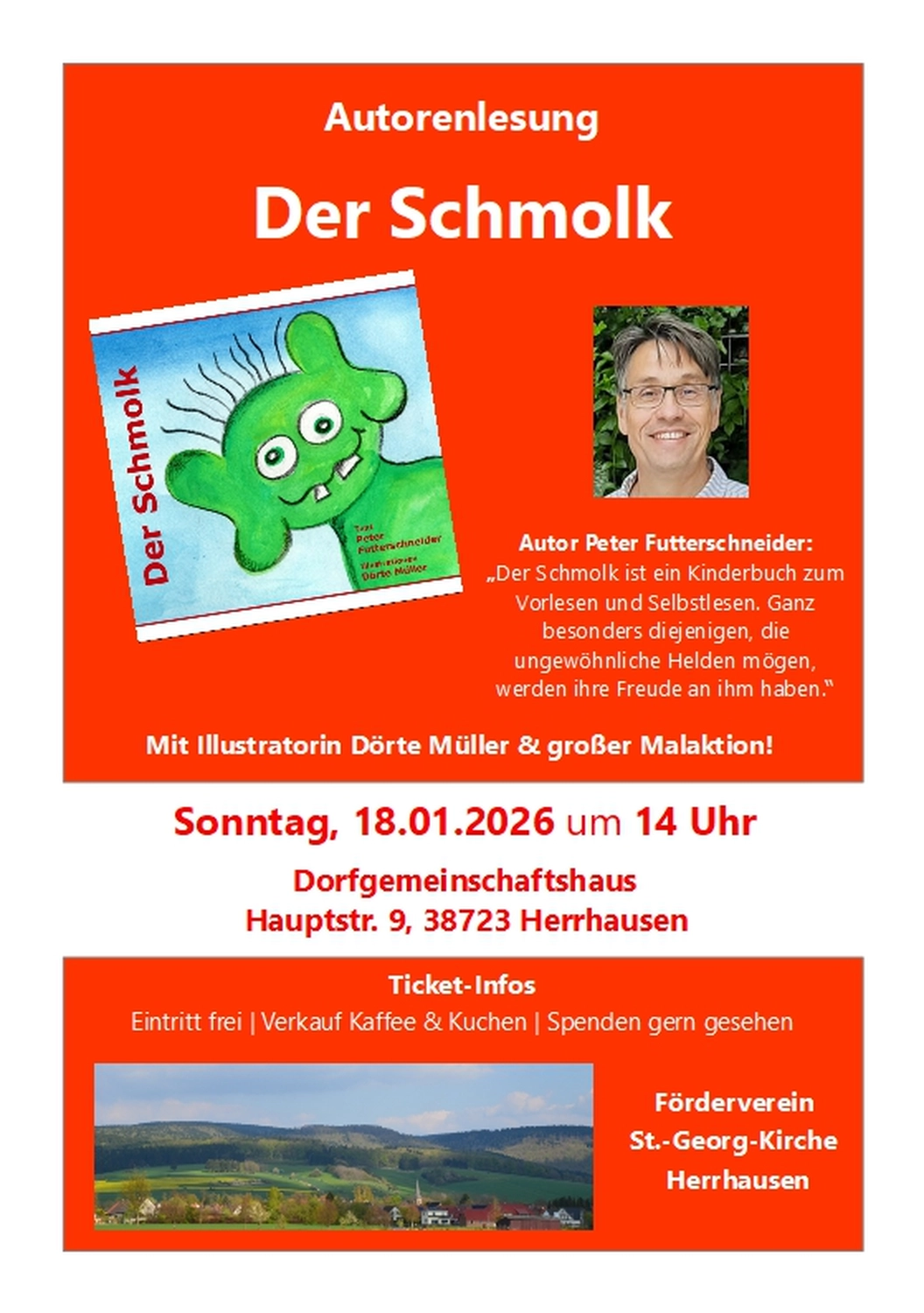 Peter Futterschneider – Geschichten aus Büchern durch Bühnenauftritte zum Leben erwecken – Der Schmolk