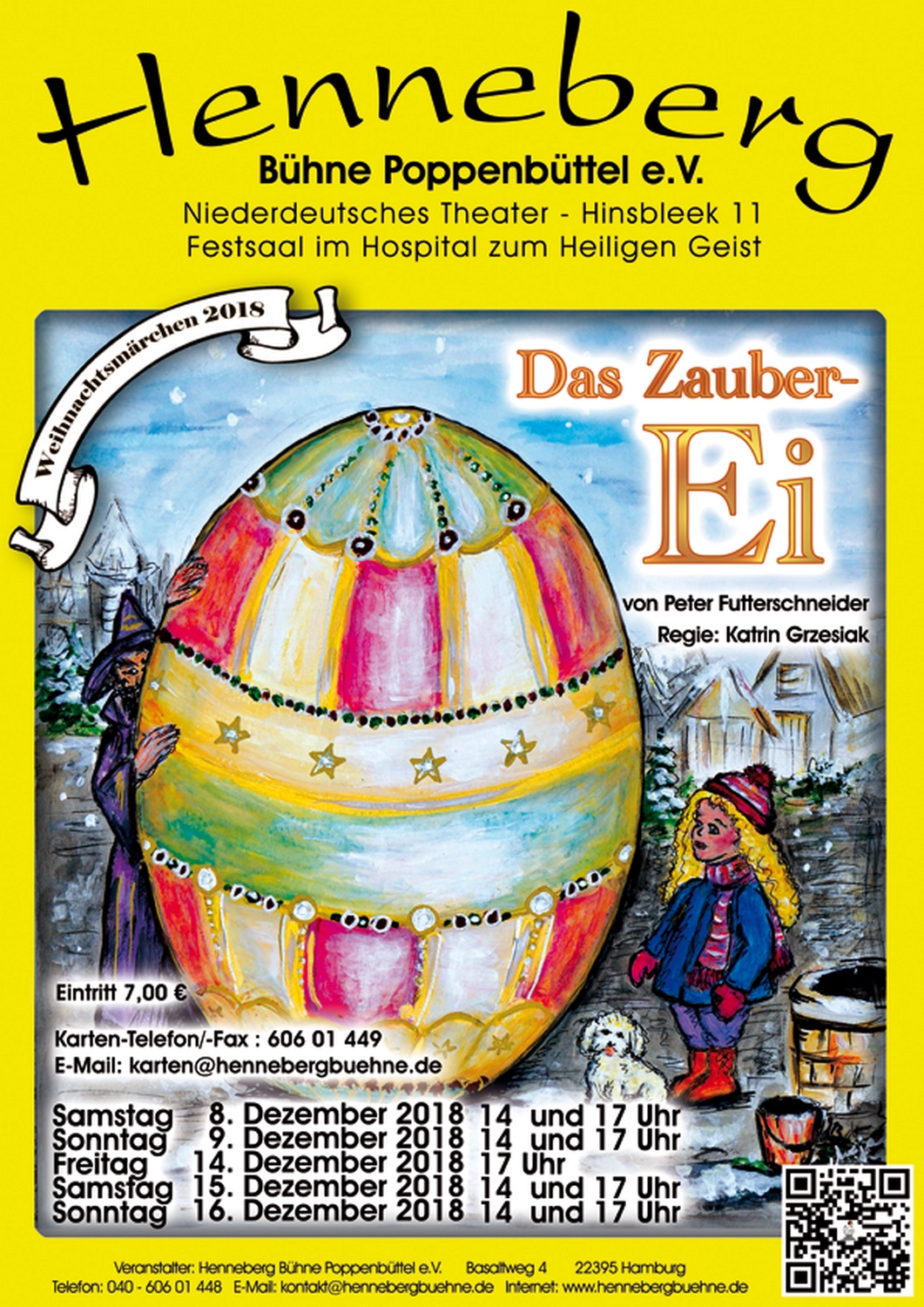 Peter Futter Schneider – Geschichten aus Büchern durch Bühnenaufführungen zum Leben erwecken – Das Plakat