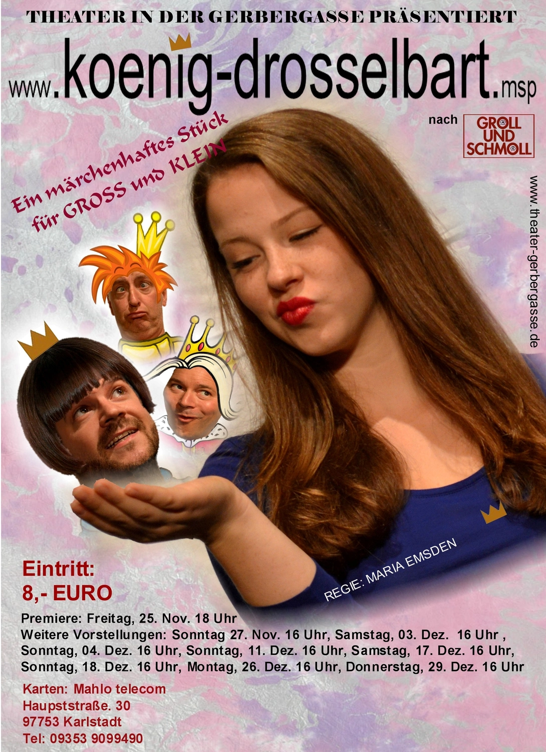 Peter Futter Schneider – Geschichten aus Büchern durch Bühnenaufführungen zum Leben erwecken – Das Plakat