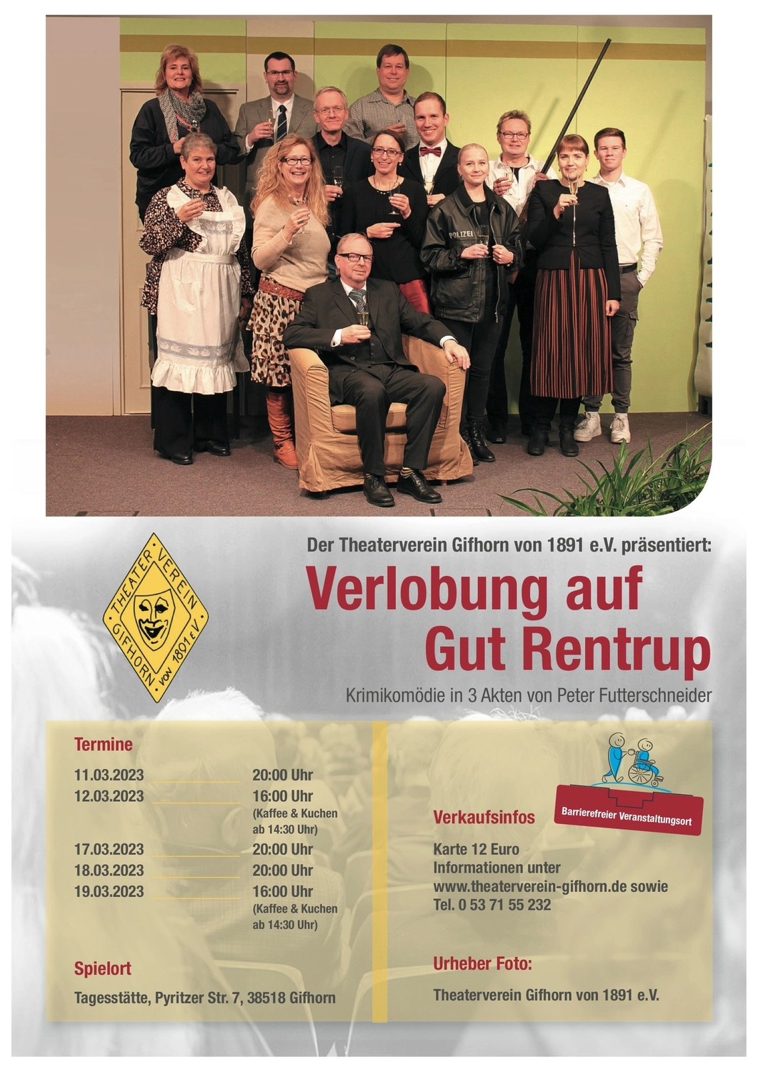 Peter Futter Schneider – Geschichten aus Büchern durch Bühnenaufführungen zum Leben erwecken – Das Plakat