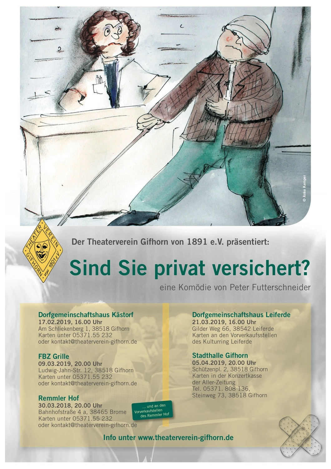 Peter Futter Schneider – Geschichten aus Büchern durch Bühnenaufführungen zum Leben erwecken – Das Plakat